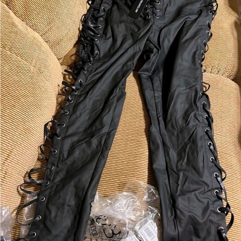 Dolls Kill Club Exx Lace Up